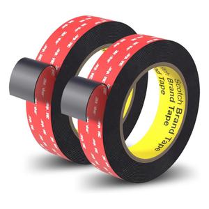 3M Double Sided Tape 2 pcs, 1 in x 16.5 ft, Heavy Duty, Adhesive Mounting Tape, Strong 3M VHB 5952 Tape for Car, Walls, LED Strip Light, Home & Office Décor