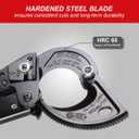 Ratchet Cable Cutter, Heavy Duty Wire Cutter for Aluminum Copper Cable up to 240mm, Ratcheting Wire Cutting Hand Tool