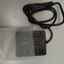 Bawmwim Surge Protector Power Strip, 8 Outlets(1250W/10A), 6 USB Charging Ports(2 USB C), 6FT Flat Plug Extension Cord Outlet Extender with Overload Protection, ETL Certified for Office, Dorm Room