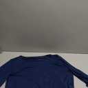 Actcat Women's Casual Loose 3/4 Sleeve Stretch Mesh Wedding Guest Dress Scoop Neck Cocktail Party Formal Dresses (Medium, Navy Blue)