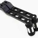 Motorcycle Front Rear Shift Levers w/Shifter Pegs Heel Toe Shift Linkages Foot Pedals Edge Cut Shift Pegs for Harley Touring Softail Road Glide 1986-2025