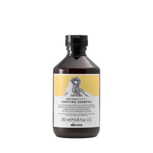 Davines Naturaltech Purifying Shampoo, Clarifying & Anti-Dandruff for Dandruff (Oily or Dry) - With Dandelion Phytoceuticals - Cleanser for Scalp with Dandruff, 8.45 Fl Oz