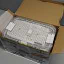 LUXEAR 4 Pack Fruit Vegetable Containers for Fridge, Produce Saver Container with Lids &Removable Colander BPA-free Refrigerator Storage Organizer for Fruit Vegetable, Berry, Meat keep Fresh Longer