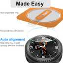 14 x SWUU 2 Pack Tempered Glass Screen Protector Compatible with Samsung Galaxy Watch 8 Classic 46mm (2025 New Released), Waterproof HD 9H Film with Auto-alignment Installation kit Clear
