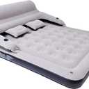 filosofi King Size Inflatable Air Mattress Sofa Bed for Camping with Adjustable Back
