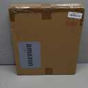 2 Piece Crushed Diamond Decorative Mirror, Silver Crushed Diamond Mirror Decor Wall for Living Room Bedroom Bathroom Office (12X12in, Set of 2, Ready to Hang)