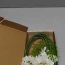 Artificial Flowers 8 Bundles 20 White Artificial Daisy Flowers UV Resistant Outdoor Fake Wildflowers with Stems Faux Greenery Shrubs Plants Arrangements for Home Garden Vase Decor