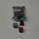 16 PCS Square Chair Leg Floor Protector, Silicone Chair Leg Cover, Furniture Leg Protectors with Felt, Mobile Table Leg pad, Protect The Floor from Scratches.1 1/2 in Brown.