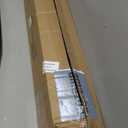 HYJ-INC Photo Background Support System with 8.5 x 10ft Backdrop Stand Kit, 100% Cotton Muslin Backdrop (White Black),Clamp, Carry Bag for Photography Video Studio