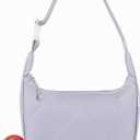 Lunch Bag Lunch Tote for Women, Insulated Lunch Box with Adjustable Strap, Leakproof Cooler Bag High Capacity Food Lunch Container for Work, Office, Picnic, Light Purple