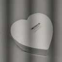 Oasis Supply Dummy Heart-Shaped Cake, 3" High x 8" Wide, White