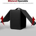 Miniature Storage Figure Case -352 Slot Figurine Minature Box Compatible with D&D,40K and More(Case Only) (Black)