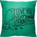 Northwest Adventure Time Pillow, 18" x 18", Everything Burrito
