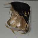 RENERSHOW Medium Length Bob Wigs for White Women Layered Blonde Highlight Straight Pixie Bob Wig with Bangs Heat Synthetic Natural Daily Party Wig 12inch Average Size Wig