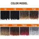 Pre-twisted Passion Twist Hair 10 Inch 8 packs Short Passion Twist Crochet Hair Pre-looped Crochet Braids for Women Gray Passion Twists Synthetic Curly Crochet Hair Extensions 1B/Gray