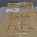 TV Tray Table,Folding Table with Cup Holder Portable,Foldable Snack Tray for Eating,Small Folding Tables Set of 4,Dinner Tables for Couch, Living Room,Small Space (White Marble,4Pcs)