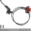 PRO BAT Go kart Rear Hydraulic Brake Caliper Assembly for GY6 125cc 150cc 200cc 250cc Scooter Taotao ATV Quad Go Kart Buggy Roketa,Red