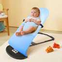 Fabric Seat for Bouncer, Replacement Cover for Baby Bjorn Bouncer Bliss, Soft Breathable Machine Washable (Blue, Cover Only)
