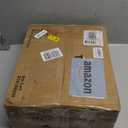 TUTOTAK Bar Cart, Serving Cart for Home, Microwave Cart, Drink Cart, Mobile Kitchen Shelf with Rack and Glass Holder, Rolling Beverage Cart BC01BB030 (13"D x 23.7"W x 32.7"H, Brown)