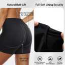 Yonique Womens Swim Shorts Bathing Suits Bottoms Swimsuit Bottoms (Black, XL)