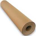 FIESTA WRAPS Brown Kraft Paper Roll 17.5 in x 1320 in (110 ft) Made in The USA - Brown Wrapping Paper Roll - Kraft Table Runner - Papel Craft