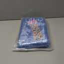 QueenDream Sequin Tablecloth 60"x102" Sparkly Party Table Cloths Sequin Table Cloth Overlay for Wedding Birthday Baby Shower Decoration Baby Blue