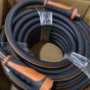 Giraffe Tools Garden Hose 5/8", Water Hose Heavy Duty, Flexible, Lightweight Hybrid Hose with Swivel Handle, 75ft Male to Female Fittings, Burst 600 PSI