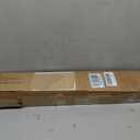 Double Bay Window Curtain Rods 36 to 72 Inches(Center Rod), Black
