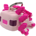 Minecraft Backpack Hangers Series 4 Collectible Keychains  Blind Box Mini Figures with 8 Fun Characters Including Steve, Alex, Skeleton, Frog, Sheep & Gold Variants  Kids Toys, Gift Accessories