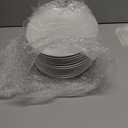 Dandat 12 Pcs Large Serving Platters Oval Trays White Plates Serving Dish for Wedding Party Restaurant Home Steak, Taco, Sushi, Appetizer, Cake (12 Inch)