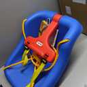 Little Tikes Snug 'n Secure Blue Swing with Adjustable Straps, 2-in-1 for Baby and Toddlers Ages 9 Months - 4 Years
