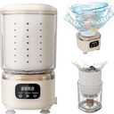 2L Mini Washing Machine, Portable Underwear Washer with 3 Modes (5-Min Wash, 5-Min Rinse, 3-Min Spin), Leakproof & Detachable Design, Drain Hose, Deep Cleaning for Underwear, Socks & Baby Items