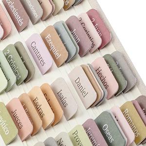 Mr. Pen- Spanish Bible Tabs, 75 pcs, Boho Theme, Laminated Bible Tabs for Women and Men 2 Pack