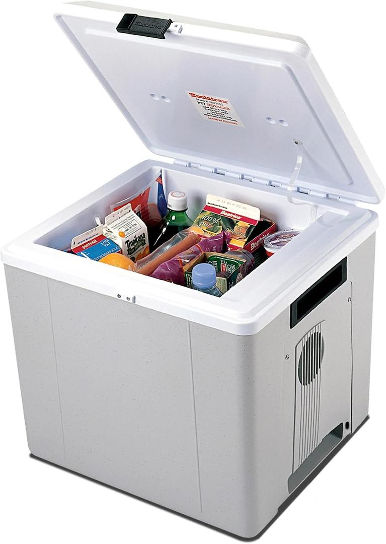 Koolatron 12V Iceless Cooler & Warmer Portable Electric Cooler / Nevera Porttil Elctrica for Car Truck Camper Boat, Hard Sided Mini Fridge for Camping Picnic Travel Lunch Food Drinks Office 29 qt, P27