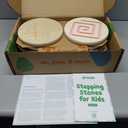 GrowGo Stepping Stones Set 3 in 1 - Unique Patented Design, Inspired by Montessori, 2 Packs