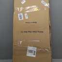 Dog Door for Sliding Glass Door, Adjustable Height 75 3/5" to 80", Aluminum Frame Sliding Door Dog Door Insert, Suitable for Large Dogs Up to 75 lbs(Large,White)