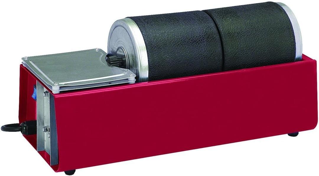 Chicago Pneumatic Dual Drum Rotary Rock Tumbler from TNM Chicago Pneumatic Dual Drum Rotary Rock Tumbler from TNM
