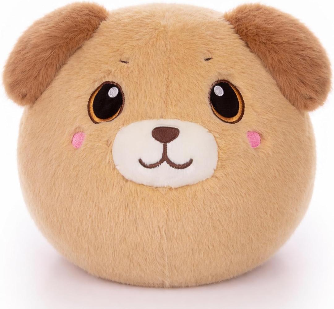 Biscuit Puffy Puppy Stuffed Animal (12 in) - Stuffed Animal Dog Stuffed Animals - Puppy Plush Dog Plush - Puppys Stuffy Dog Plushies - Funny Plushies Peluches - Plush Toys Stuffy