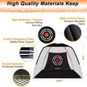 Gagalileo Golf Hitting Net Backyard Driving: 10x7FT Professional Backstop with Silent Velvet Target Portable Practice for Men Dad Complete Sport Set Gift
