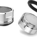 Bathroom Faucet Aerator 15/16 In Male Thread Chrome Solid Brass, Bathroom Sink Aerator for Sink Faucet Aerators M24 with Gasket