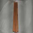 3/8"(9.5mm) OD 99.9% Copper Tube 0.5mm Wall  300mm Length  4Pcs, Pure Copper Tubing 110 Copper Seamless Round Tubing for Refrigerator, Jewellery and Industry
