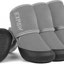 EXPAWLORER Waterproof Dog Boots - Reflective Dog Shoes Outdoor for Hot/ Cold Pavement, Paw Protectors, Prevent Licking Boots for Small Medium Large Dogs, Size Medium