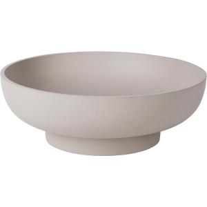 Large Decorative Concrete Bowl, Modern Handicraft Bowls for Home Decor, Decorative Fruit Bowl for Kitchen Counter, Stylish Key Bowl for Entry Table, Gray