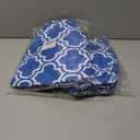 2 x Rectangle Picnic Table Cloth, Elastic Waterproof Fitted Vinyl Tablecloths for 6 Foot Tables, Wipeable Flannel Backed Table Covers for Dining, Camping, Outdoor(Blue,30"x72")