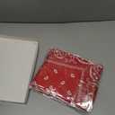Breling 3 Pcs Red Western Bandana Table Runner 31 x 99 Inch Cowgirl First Rodeo Table Cloth Paisley Wild West Cowboy Western Party Supplies for Cowboy Themed Party Decorations