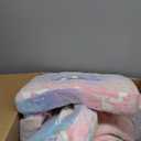 MeMoreCool Glowing Rainbow Unicorn Kids Chair - Convertible 2-in-1 Fold-Out Kids Couch for Girls, Glow-in-the-Dark Plush Sofa with Washable Cover, Soft Foam Lounge Seat for Playroom and Reading | Relaxing,Gift Giving