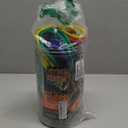 HORUSDY Set of 31 Premium Bungee Cords Assortment Jar, Includes 10”,18”,24”,32”,40” Bungee Cords, 6“ Zip Ties, 8”Canopy/Tarp Ball Ties and Crocodile Mouth Tarp Clips