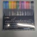 Easter Basket Stuffers, Outline Shimmer Markers, Tween Teen Girl Gifts Trendy Stuff, 12 Glitter Metallic Gel Pens Colored, Arts Crafts Supplies Birthday Gift for Kids Ages 4, 6, 8, 10, 12, 14 Year Old