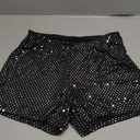 Floerns Women's Rhinestone Shorts Club Party Mini Shorts Black XS