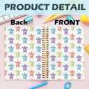 Yhtrg Beach Turtle Spiral Notebooks, Sea Turtle Lover Gifts Journaling, Coastal Ocean Journals for Women, Gifts for Ocean Beach Lovers, Marine Biology Notebook for Note Taking, 5.5x8.3 Inch